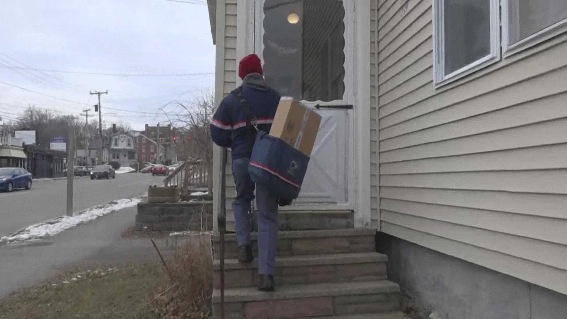 Mail carriers suggest shipping your holiday gifts to their destination by early next week if you want them to arrive in time.