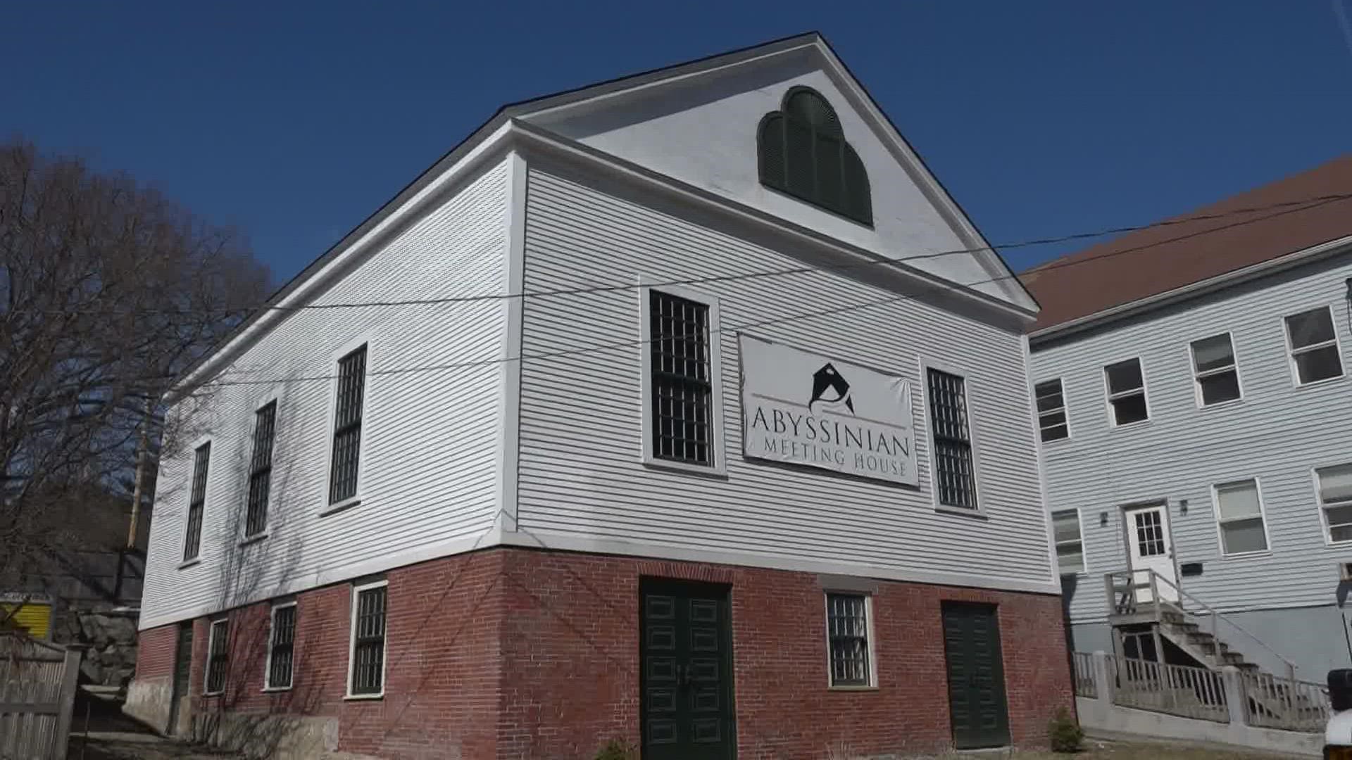 The money will help complete the final phase of the Abyssinian Meeting House's ongoing restoration project.