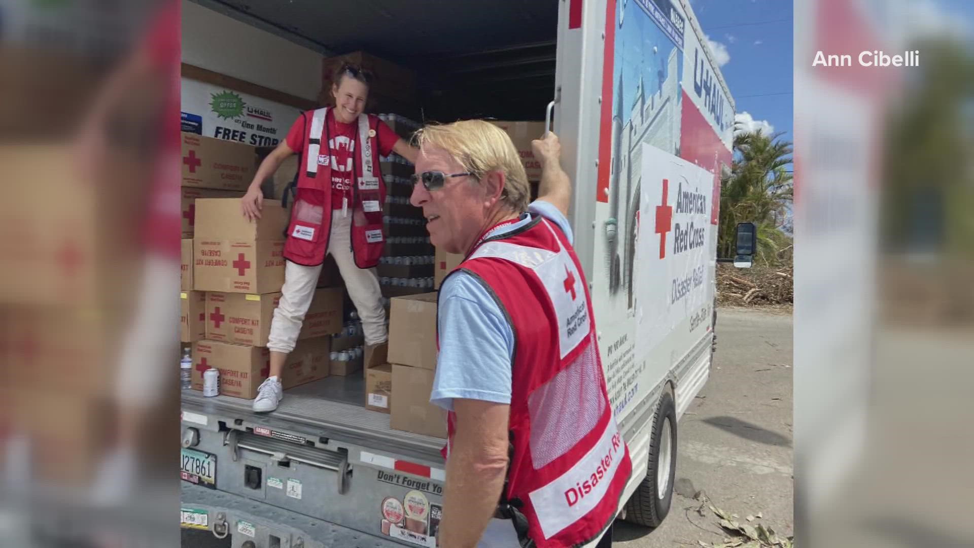 Bob and Ann Cibelli of Acton spent two weeks volunteering for the American Red Cross in some of the areas hit hardest by the hurricane.