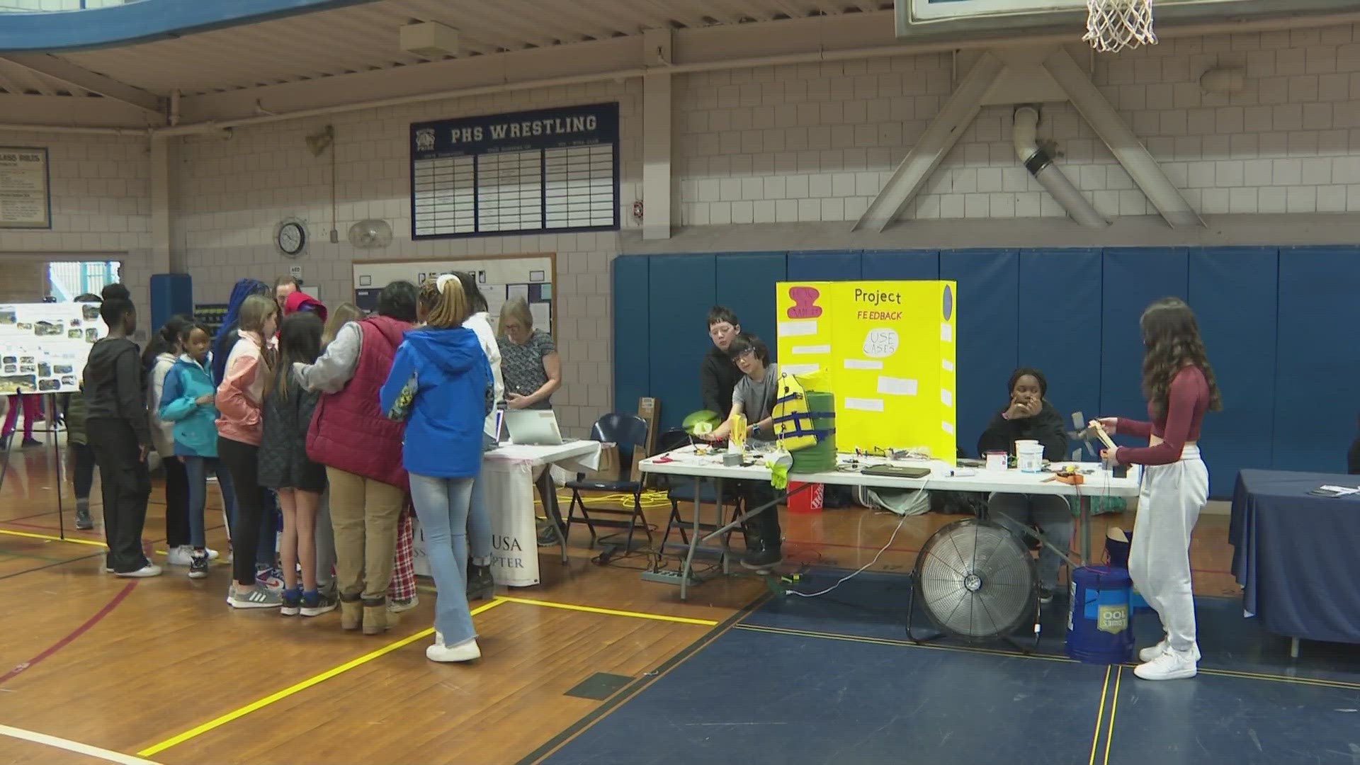 A total of 1,500 Portland Public Schools students are expected to visit the expo between three sites.