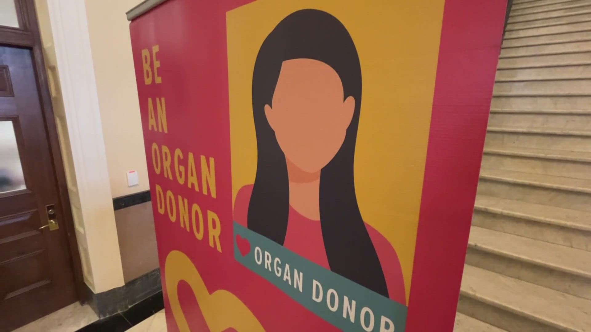 A little under 60 percent of Mainers are currently registered on the state organ donor list.
