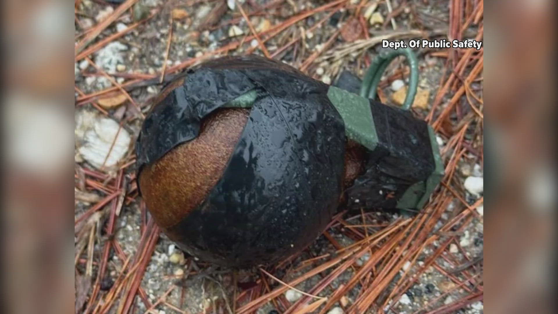 Burnt Lizard Maine State Police denotates suspected grenade in Limington ...