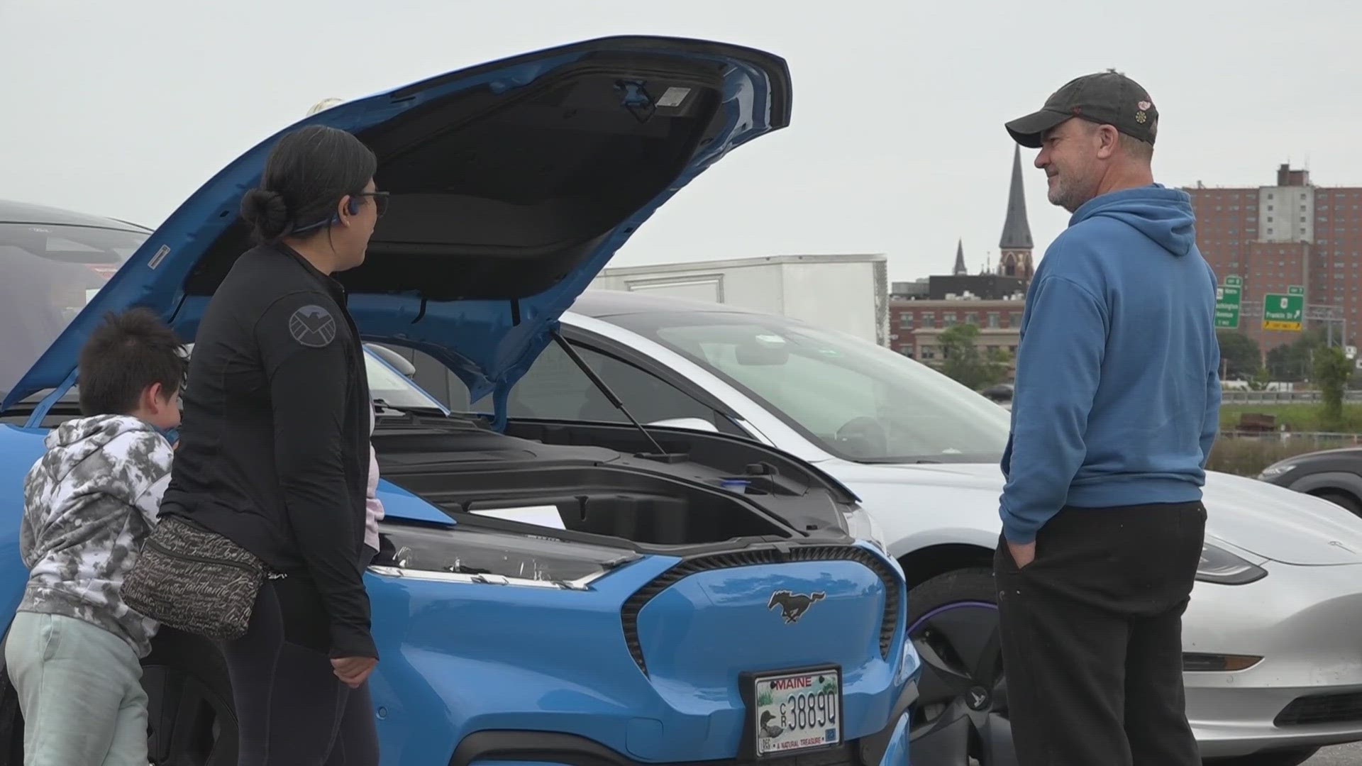 The nationwide initiative is to raise awareness for electric vehicle options, which a study shows is growing in popularity across Maine.