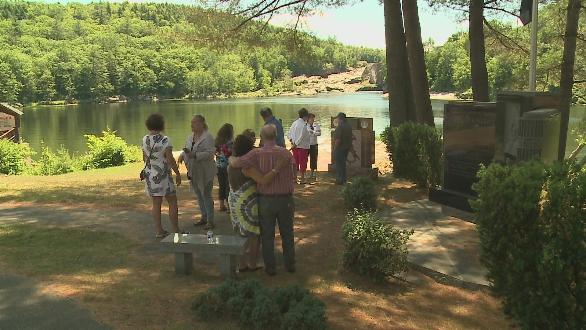 More than 70 families who came to the town during the late 1800s and early 1900s were commemorated.