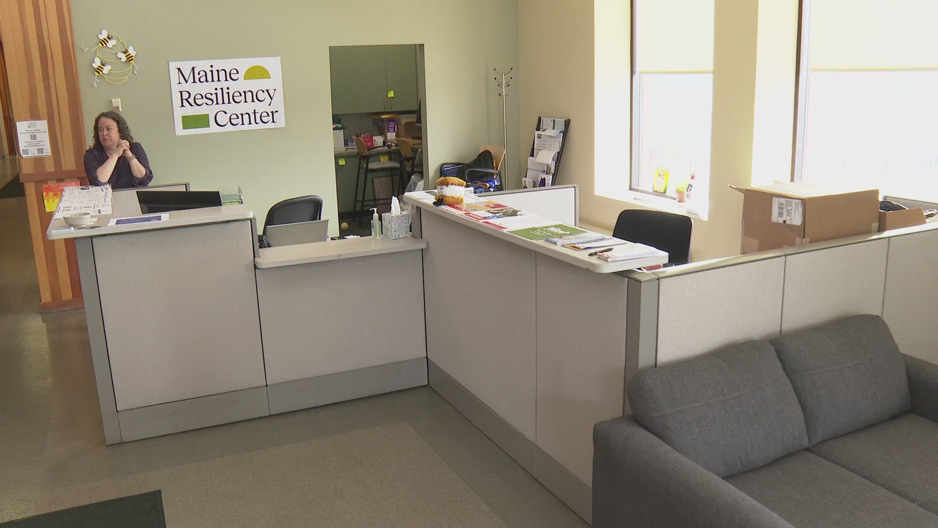 The City of Lewiston and Maine Attorney General's Office fronted the money to open the free therapy center until federal grants can reimburse them.