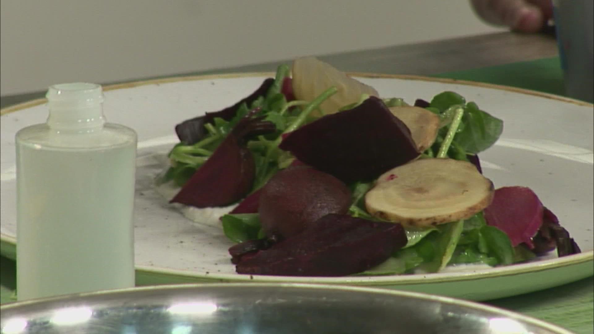 Chef Gil Plaster from The Tiller at Cliff House Maine joins us with his recipe for beet salad.