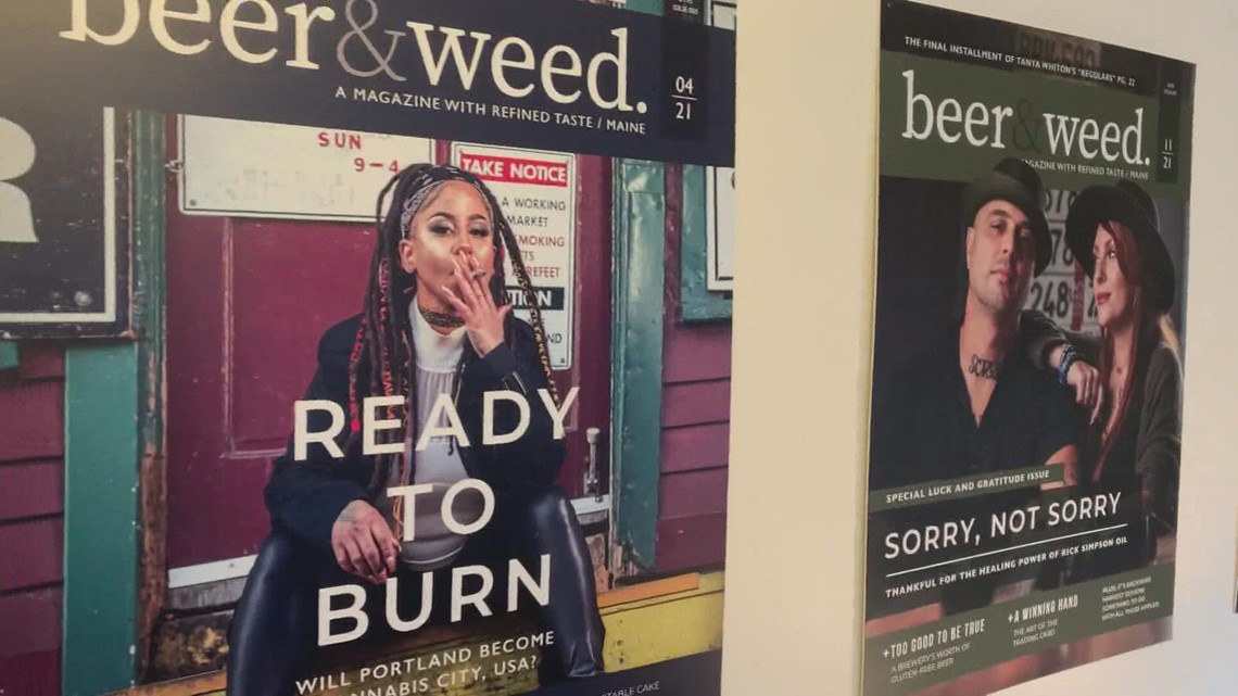The name of the magazine is “Beer & Weed.” Can you guess what it covers?