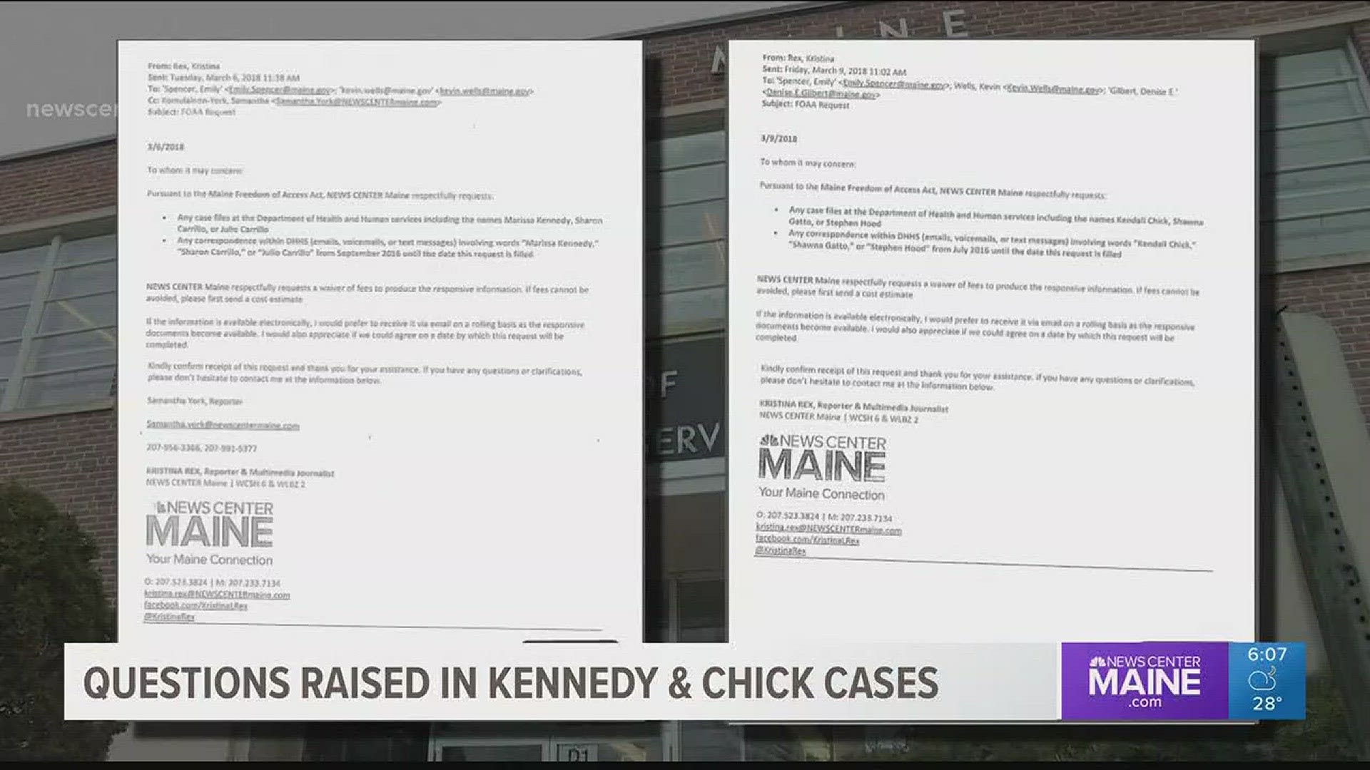 NEWS CENTER Maine fighting for case files