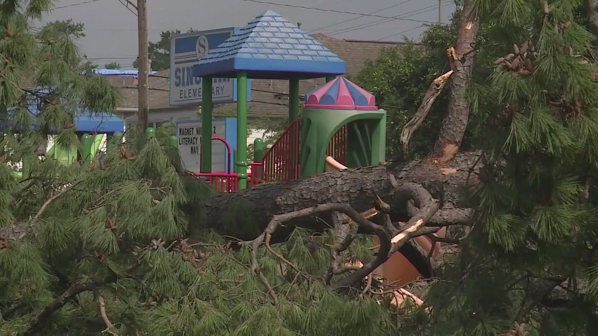 Communities in Texas and Oklahoma are working to clean up damage and get the lights back on after devastating storms.