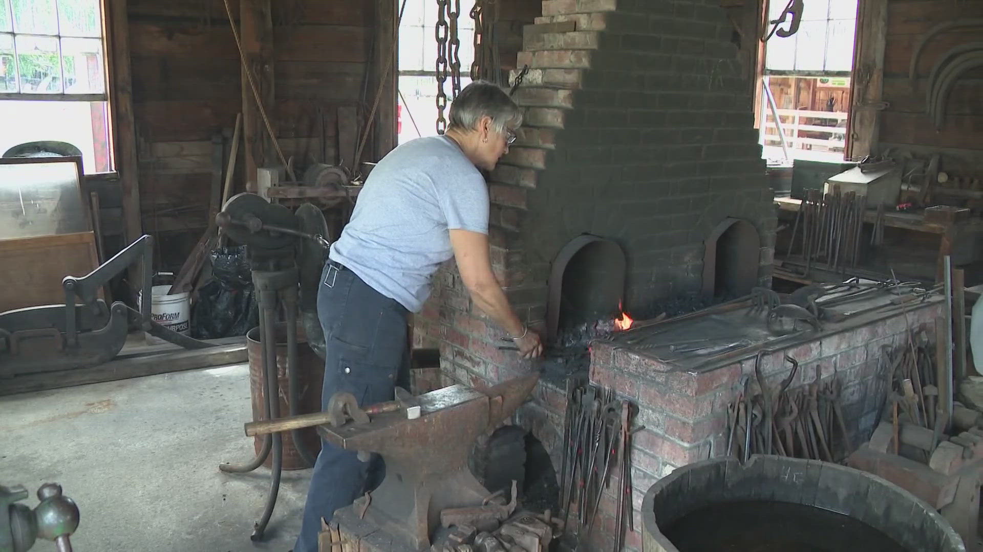 The fair features a popular exhibit to show what life was like in Maine in the early 1900s.