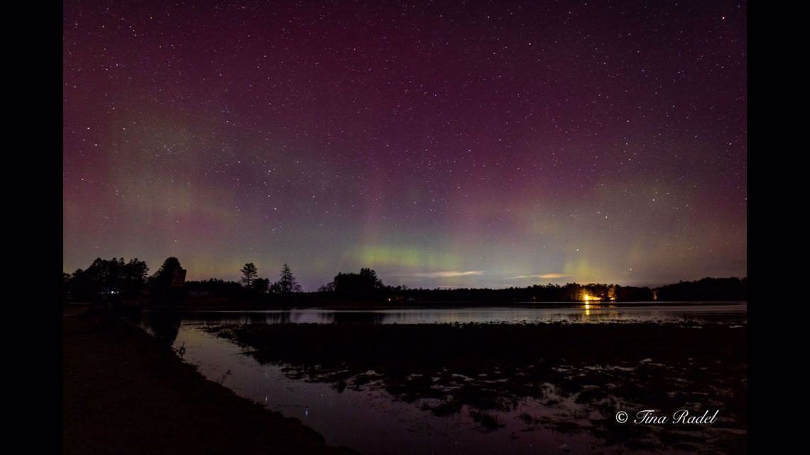 Stunning Photos and Video of Aurora Lights in Scarborough, Maine