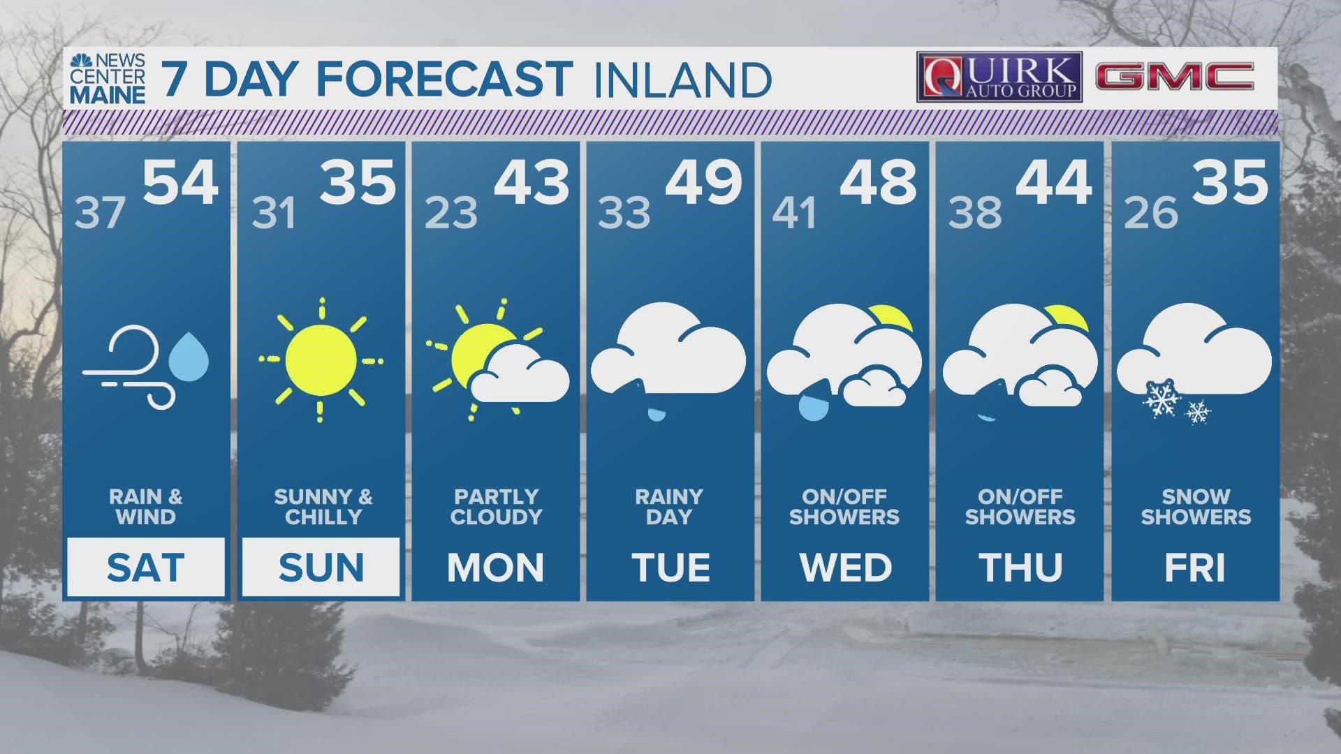 NEWS CENTER Maine Weather Video Forecast Updated 5:00pm Friday, December 2nd