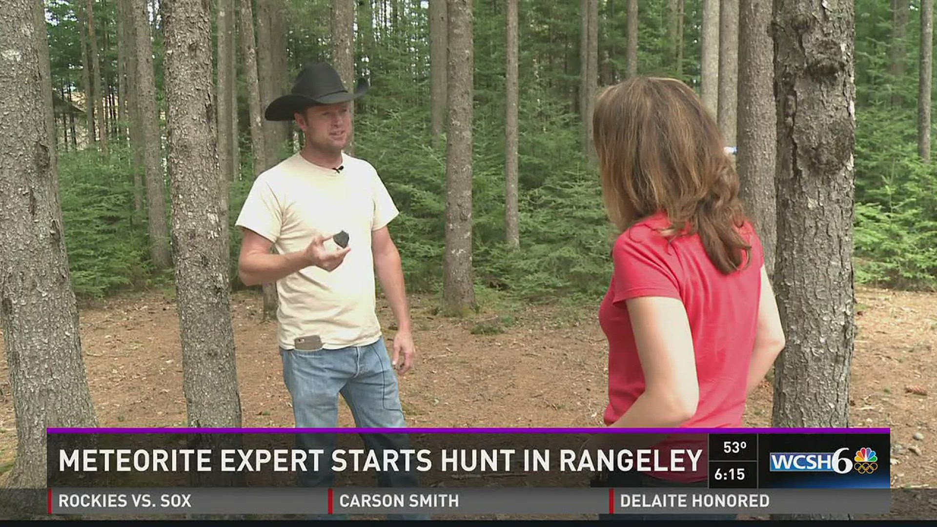 Meteorite expert starts hunt in Rangeley