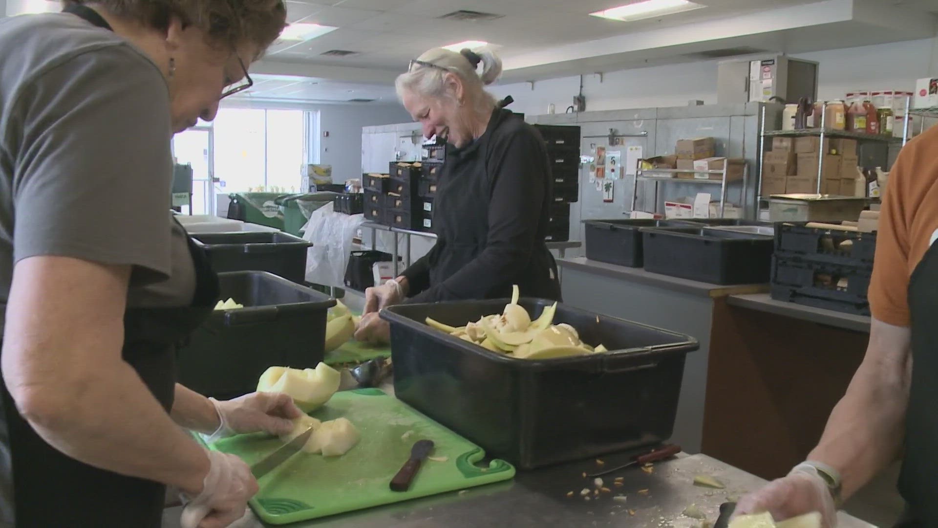 The Preble Street Food Security Hub in South Portland is one of the Good Shepherd Food Bank's hundreds of partners across Maine.