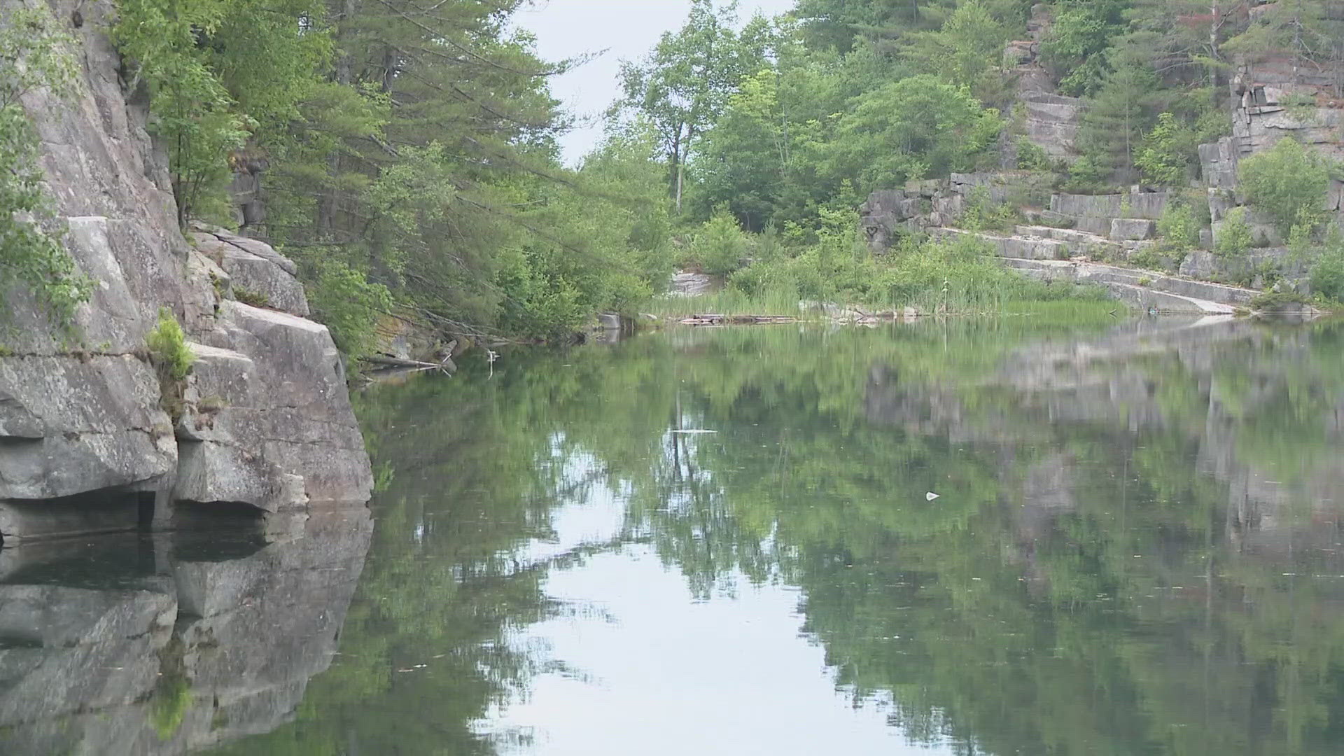 Koa Dumont, 15, was with three friends when he climbed down one of the quarry's lower ledges. He jumped only a few feet into the water but was unable to stay afloat.