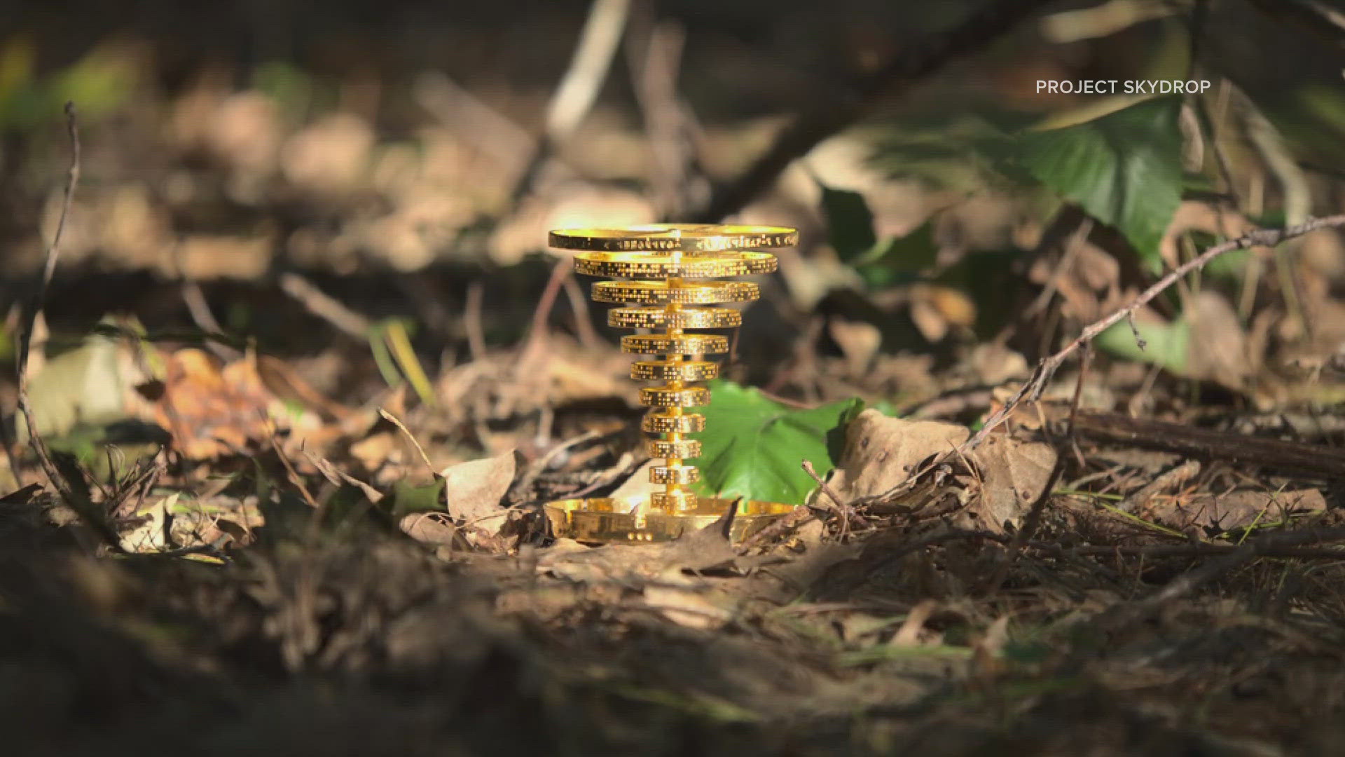 The game creators suddenly had video footage Tuesday of a mystery man who found the trophy, but they had no idea who he was until NEWS CENTER Maine introduced them.