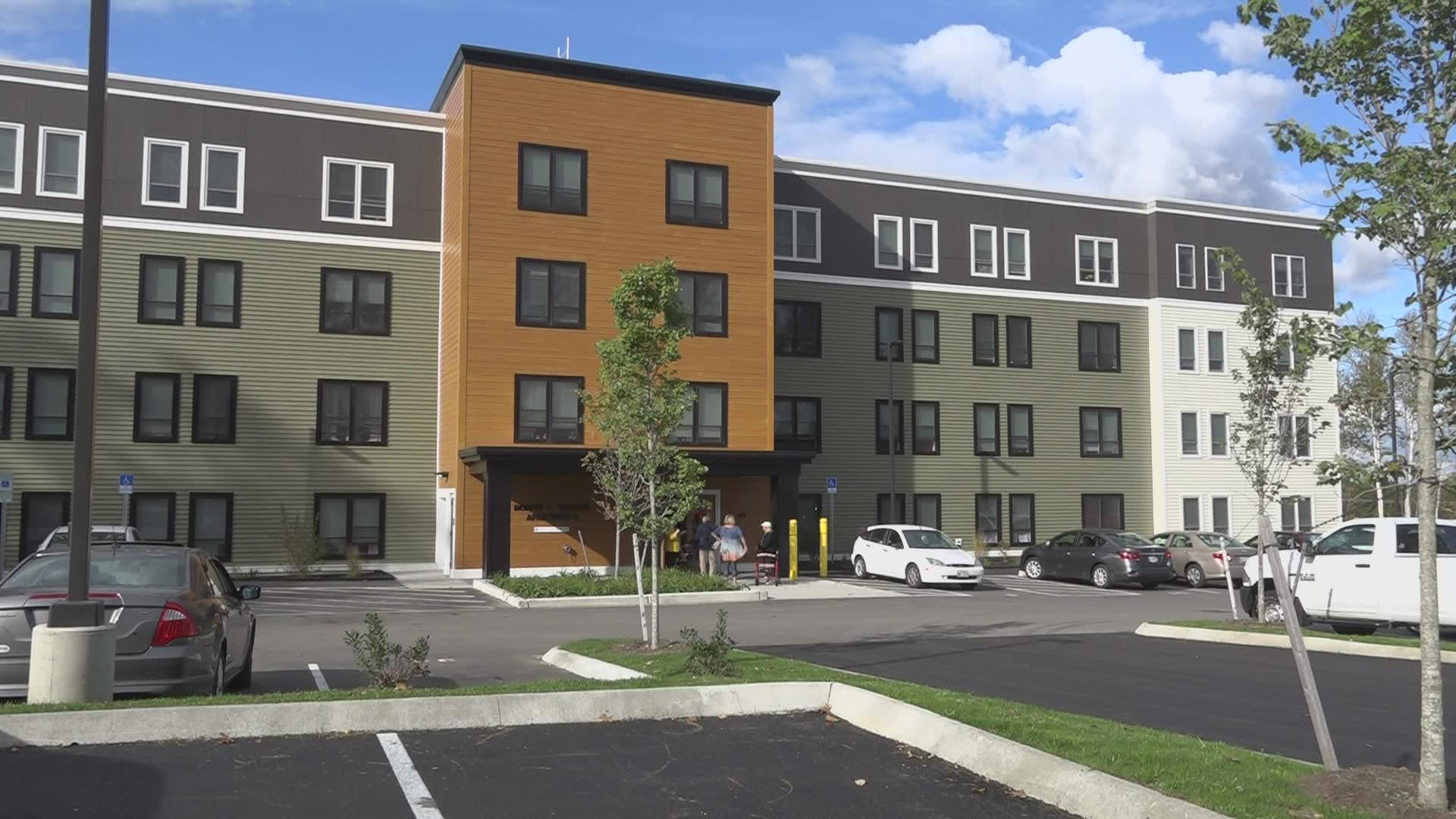 Residents who are already living in some of the finished units say it was a challenge to find affordable housing here in Maine.