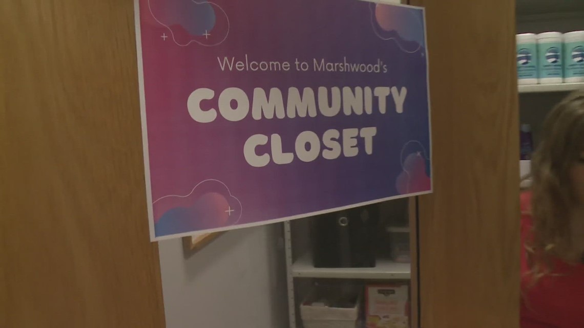 Two high school students open community closet to help their fellow students