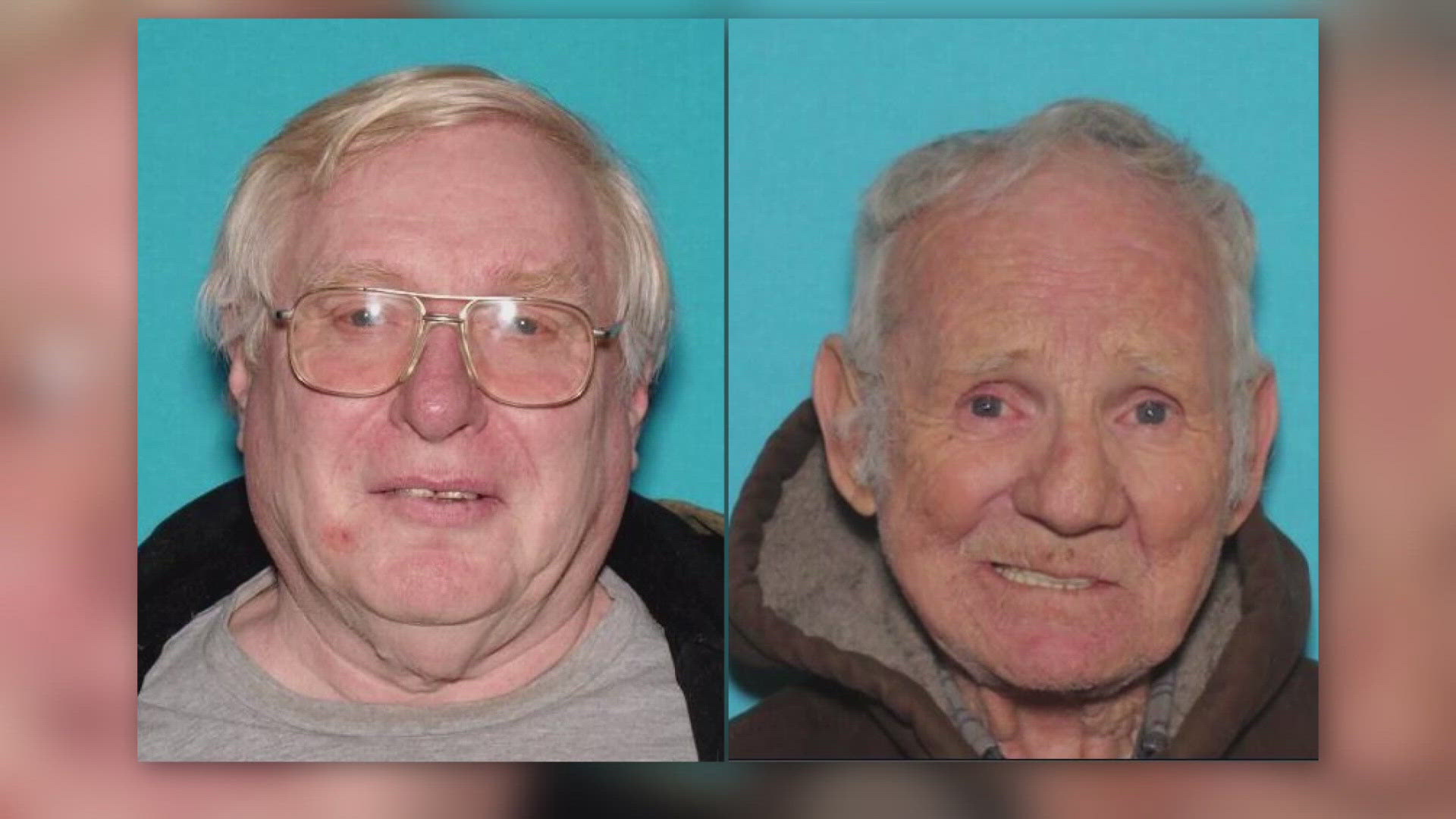 Maine Game Wardens and other state and local agencies were searching for the two men who were last seen Tuesday at the Maine Veterans' Home in Bangor.