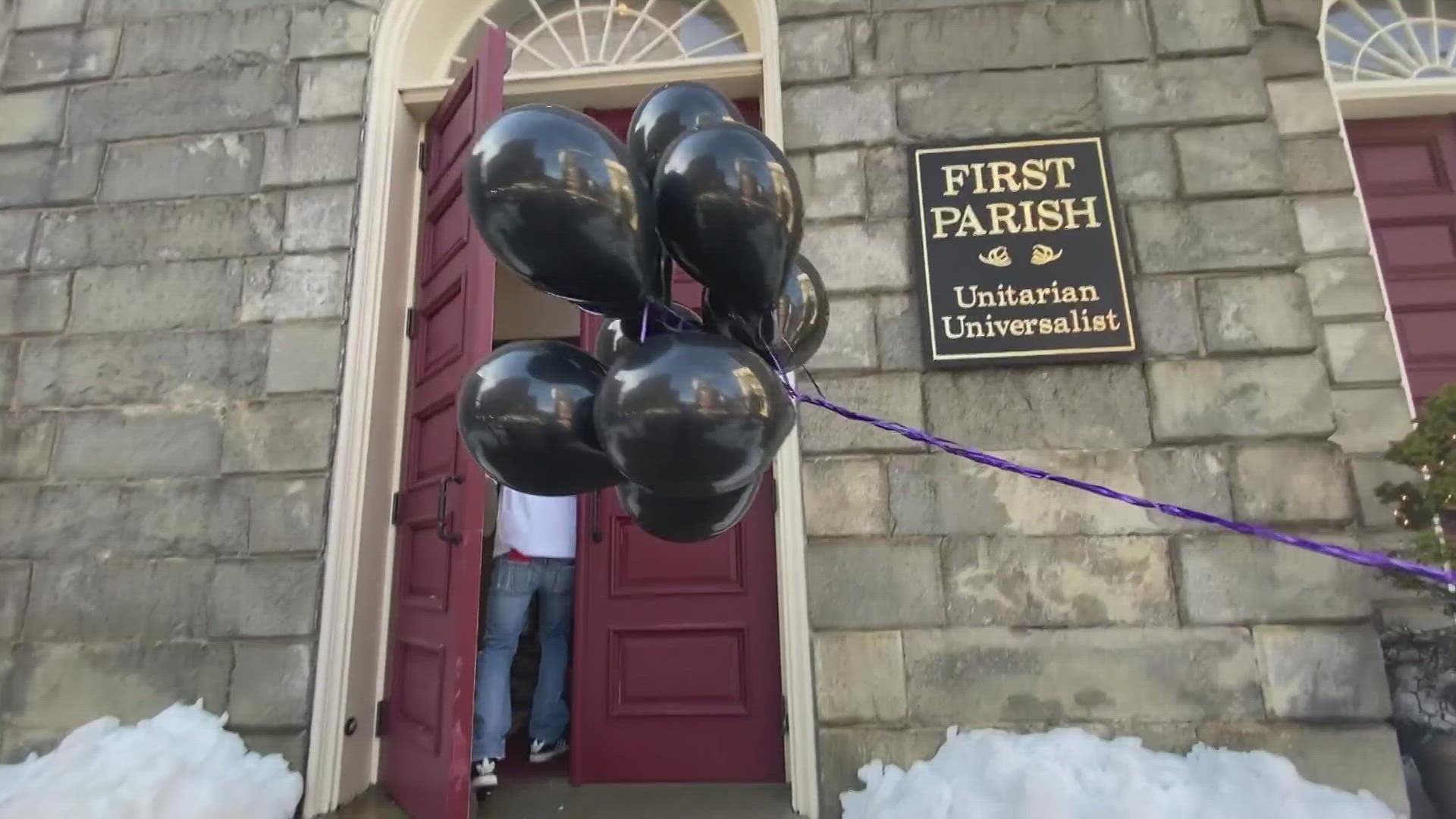 Advocates against drug addiction in southern Maine came together in Portland Sunday for the annual 'Black Balloon Day', to remember those who died from drug use.