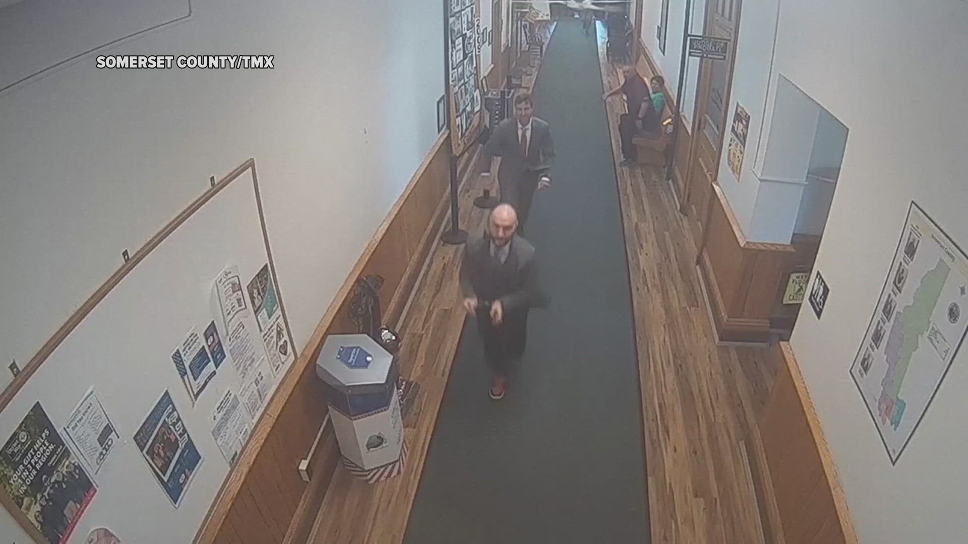 Authorities have released surveillance footage of an attempted escape in Skowhegan last week.