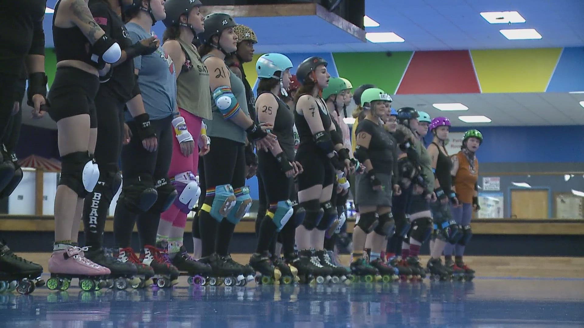 It's the longest running and largest roller derby league in the state, and they're now looking for more people to join.