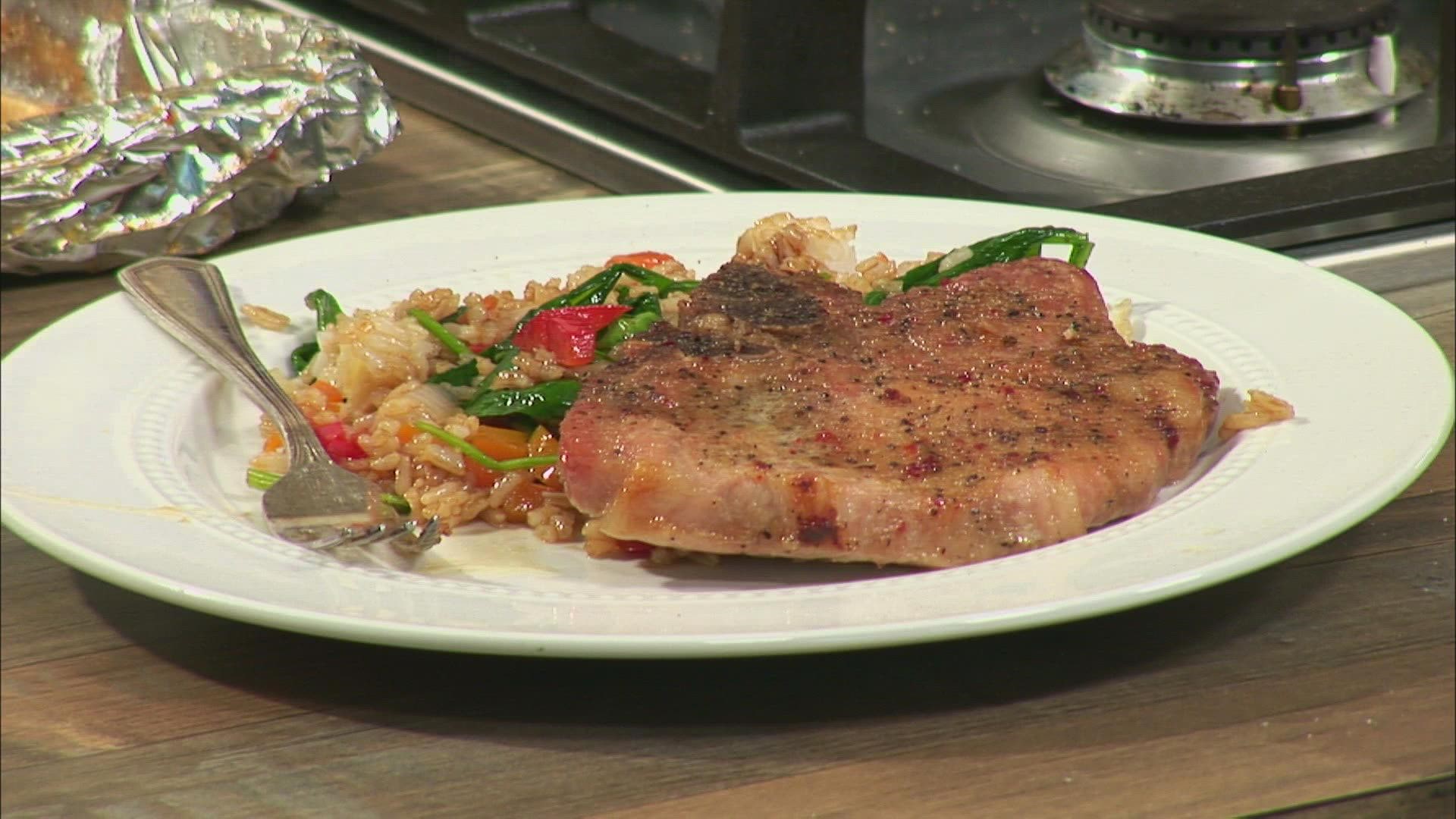 Chef Lynn Archer shows us how to make a healthy meal without breaking the bank.