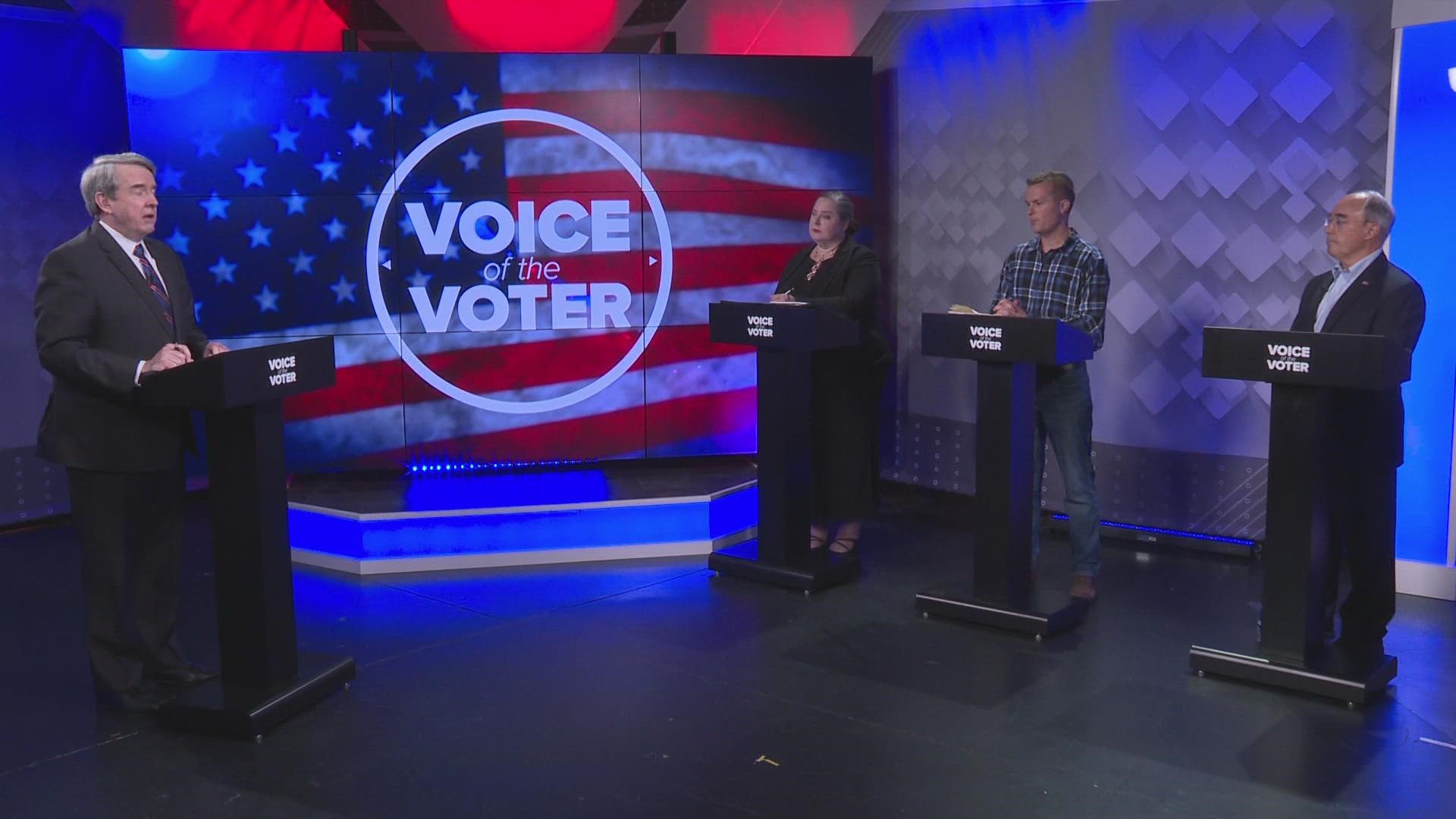 Candidates running for a seat in the U.S. House of Representatives from Maine's 2nd Congressional District are letting their voices be heard.