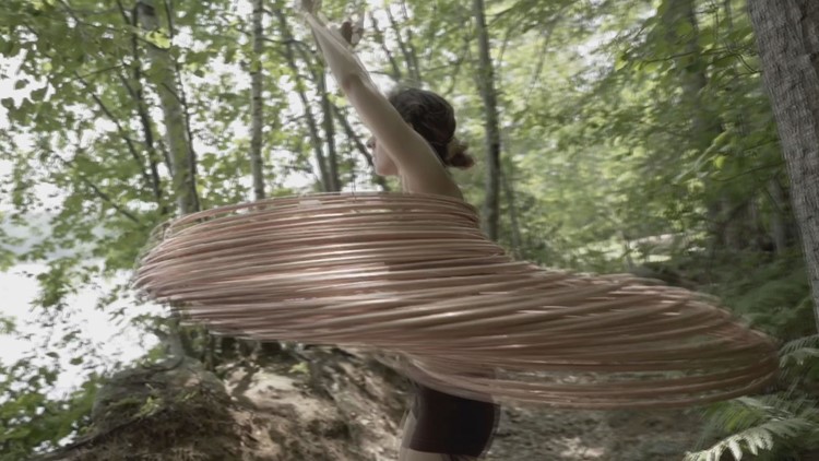 Not the playground hula hooping: Maine dance instructor takes hooping to new heights