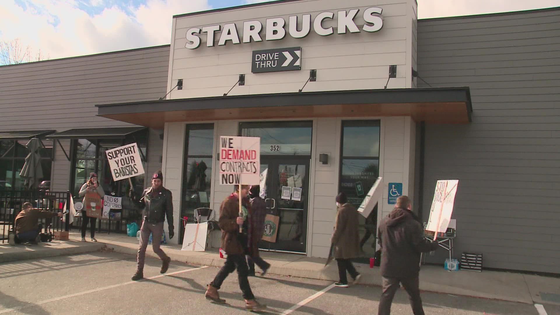 The movement comes amid one of Starbucks' busiest days of the year—Red Cup Day.