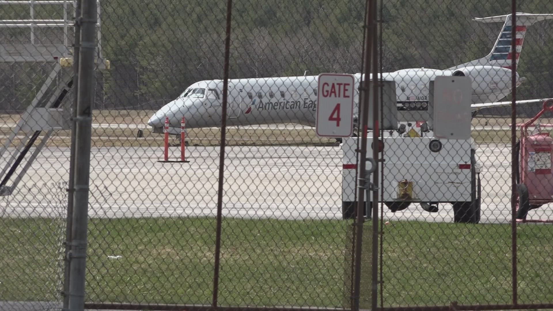 Crews expected it to take longer to free the plane that "stuck" the landing before getting stuck in mud Saturday night, but they were able to get it out by Monday.