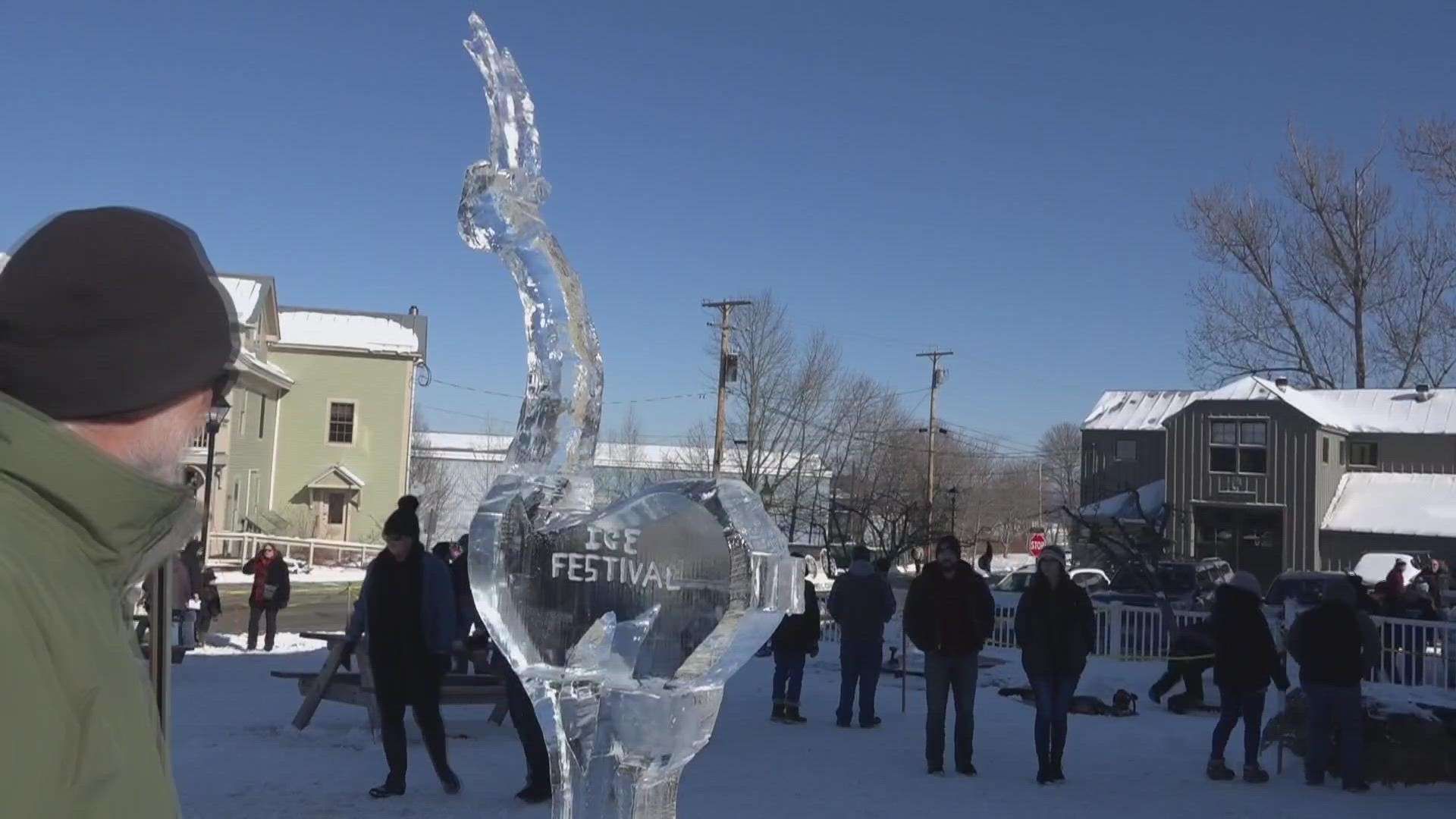 You'll find ice sculptures, ice bars, ice rowing, horse-drawn carriage rides, live music and more during the three-day festival, which kicks off Friday, Feb. 24.