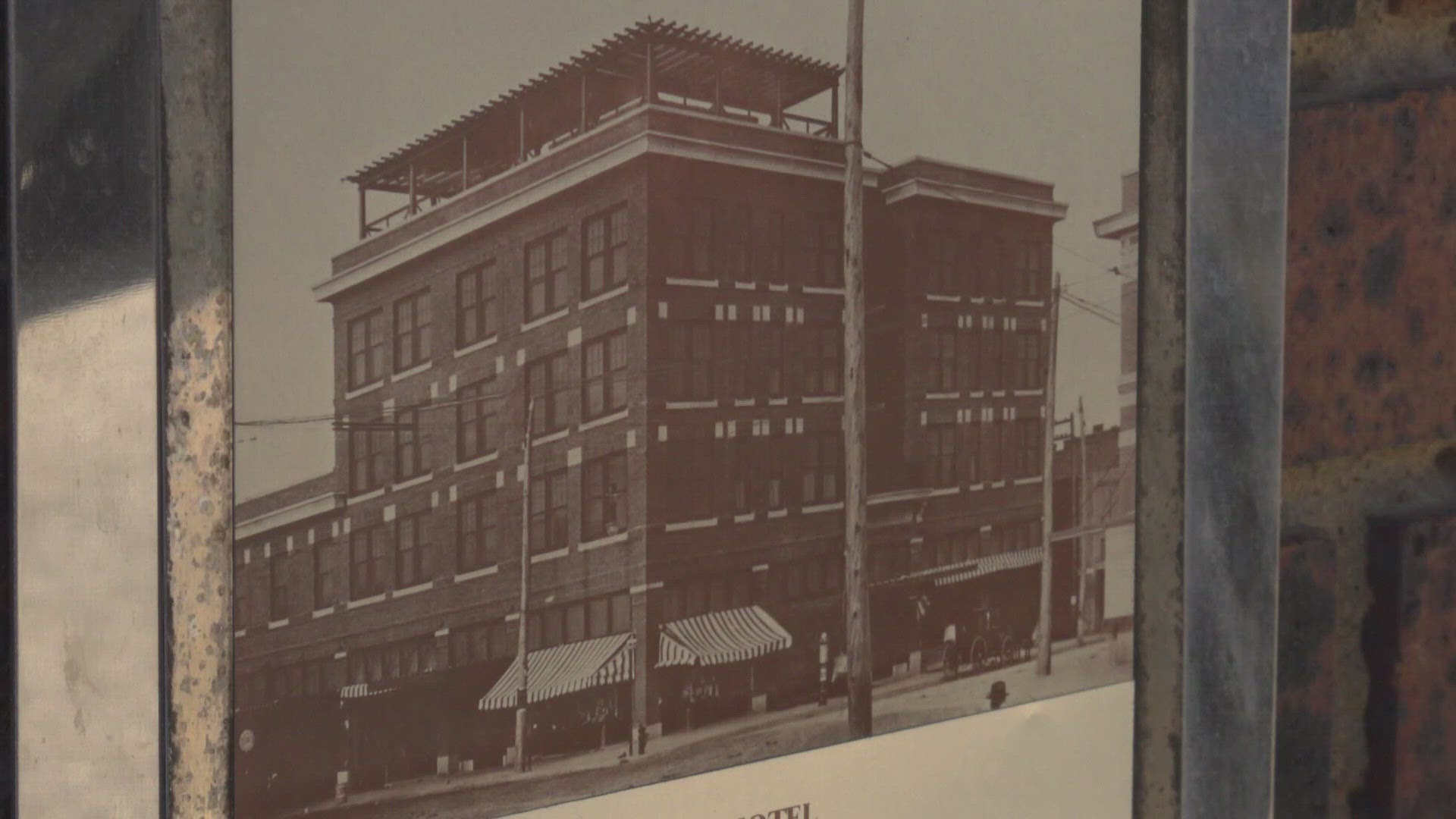 The Rogers Hotel was originally built in the 1840s and burned down twice.