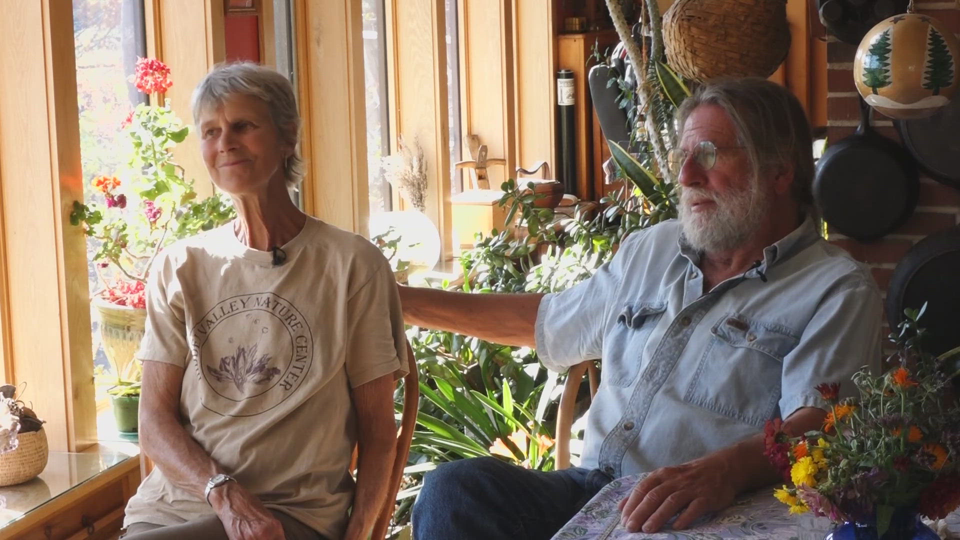 Bambi Jones & Tracy Moscowitz moved to Maine more than 45 years ago. Since then they’ve bought land and preserved the woods they own.