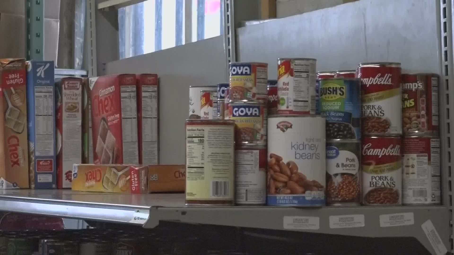The Biddeford Food Pantry says that donations are down roughly 15-20% since this time last year, and the holidays months are often the busiest.
