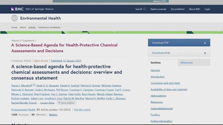 Group seeking more EPA protections against harmful chemicals