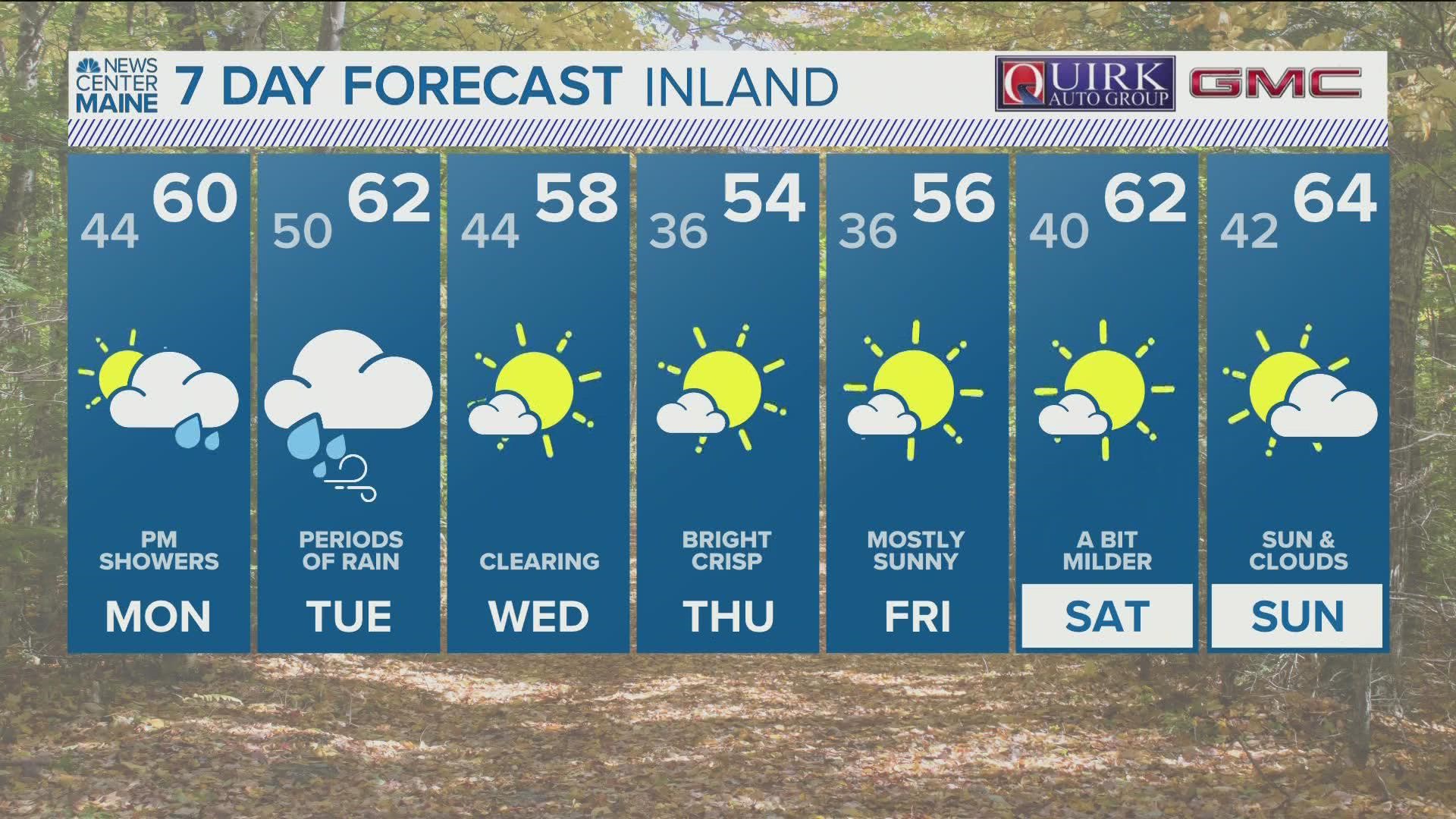 News Center Maine Forecast From Sunday Evening Newscentermaine Com