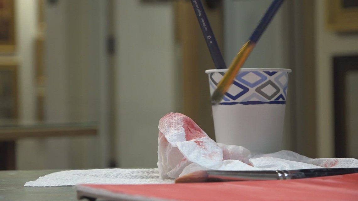 Rwandan artist living in Maine finds purpose through painting ...