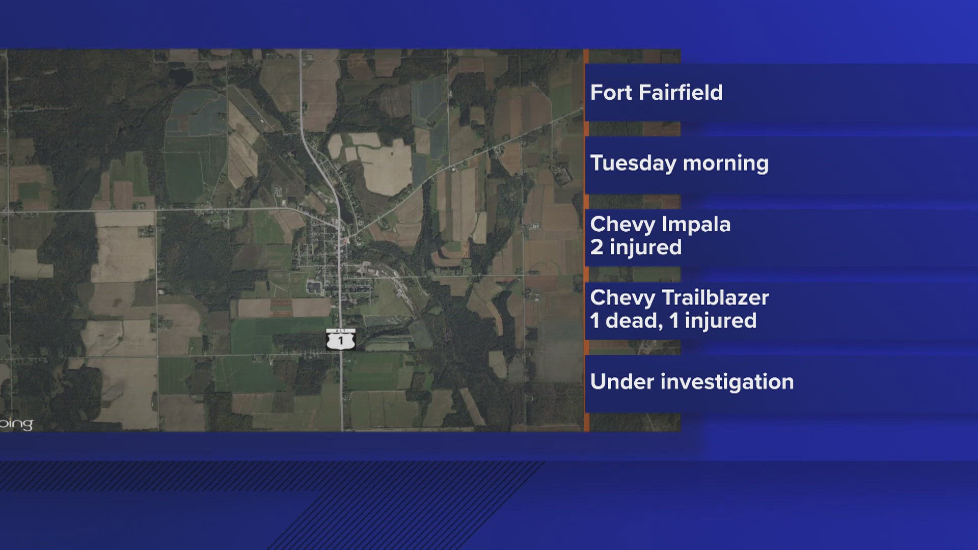 1 dead, 3 injured in Fort Fairfield crash | newscentermaine.com