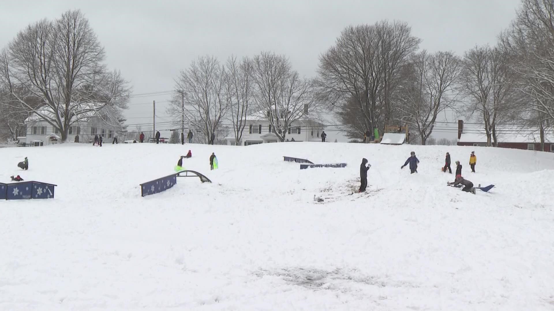 Snowfall totals after storm see highest amounts in southern Maine