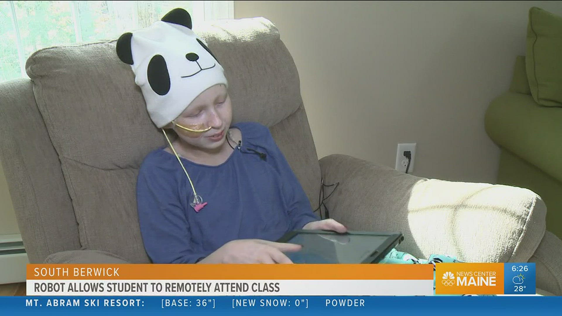 Robot allows student to attend class from home