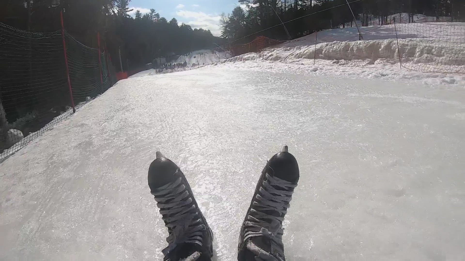 The event is free for Mainers to attend, as spectators can watch extreme athletes skate down an icy track. The final races will begin on Saturday evening.