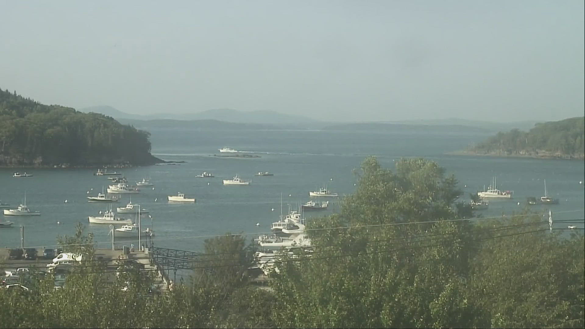 The Maine Department of Environmental Protection, which issued the alert, said ozone values have been high for several days across New England. 