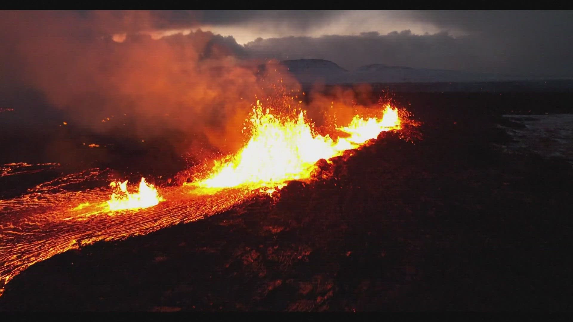 The video itself is spectacular, but communities near the capital are on alert.