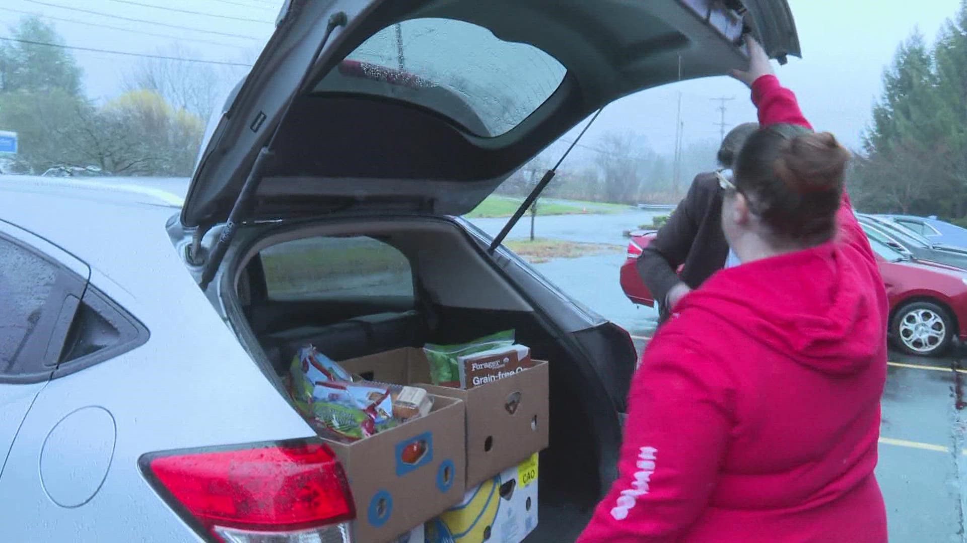 Through the Project Dash program, food can be delivered from Preble Street's Food Security Hub directly to those in need that may not be able to visit a food bank.