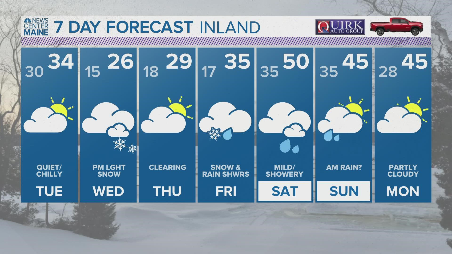 NEWS CENTER Maine Weather Video Forecast