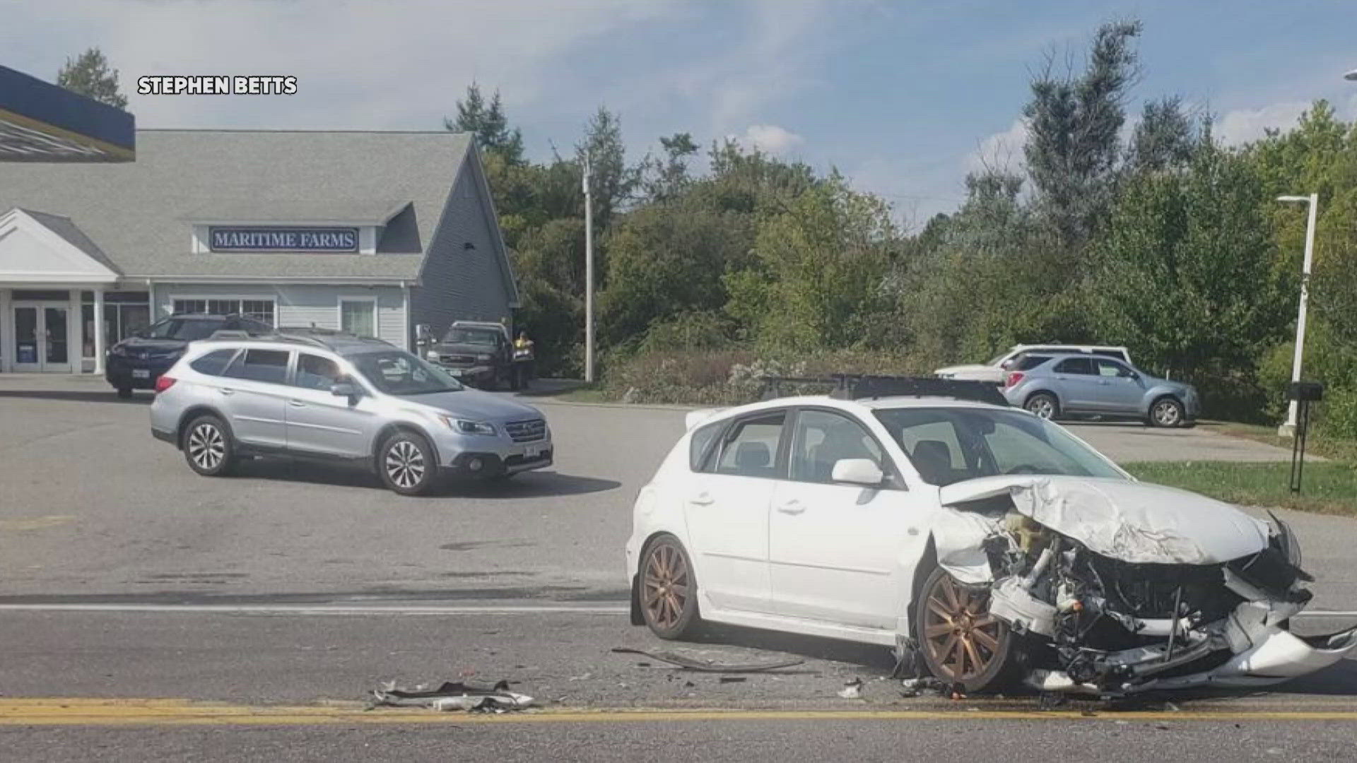 A woman from Lincoln County is facing charges after she allegedly tried to flee the scene of a crash in Rockland on Wednesday.