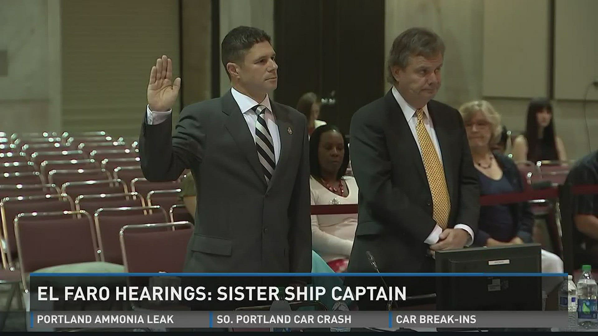 El Faro Hearings; sister ship captain takes the stand.