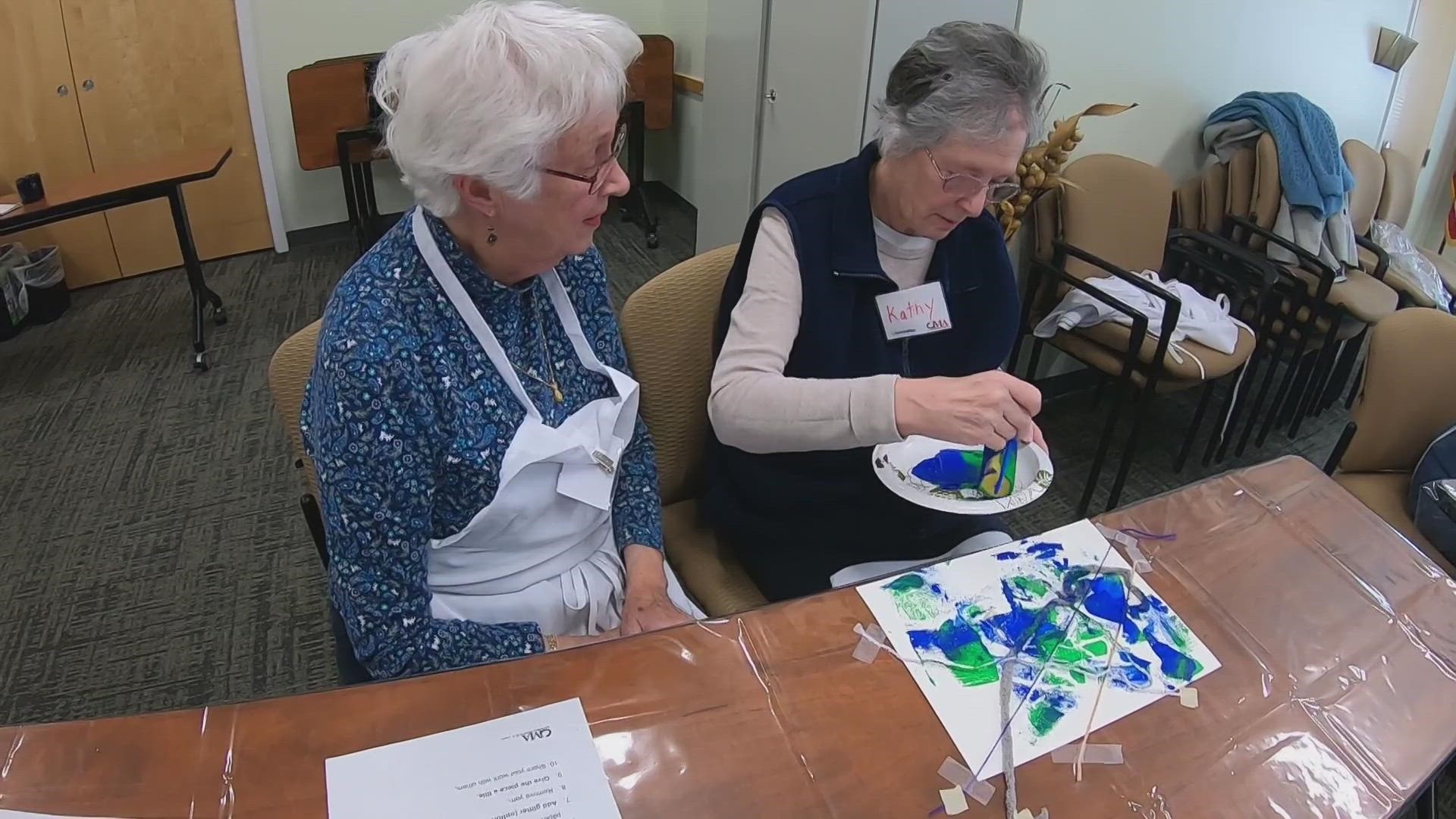 SeniorsPlus in Lewiston is using a federally-funded grant to bring the national "Opening Minds through Art" program to Lewiston, Norway, and Wilton.