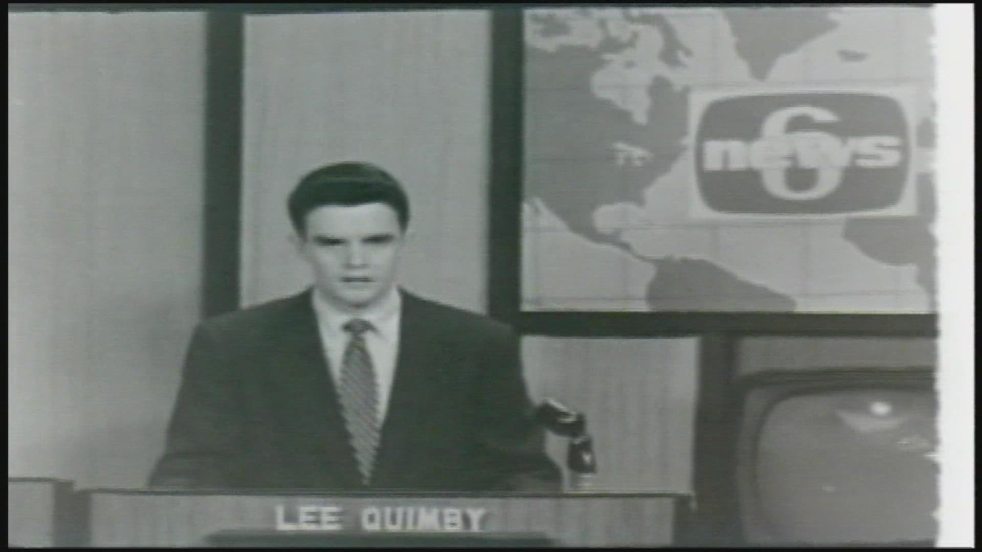Lee Quimby worked at WCSH 6 for 20 years as a news anchor, commercial announcer, and host of Dialing for Dollars.
